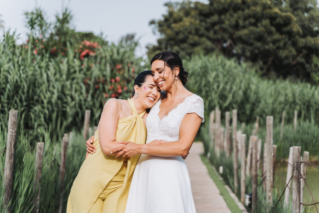 fotógrafos de boda en el Huerto de Santa María
