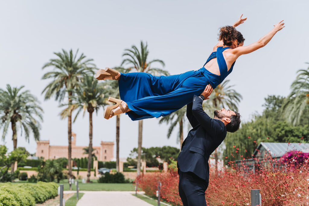 fotógrafos de boda en el Huerto de Santa María