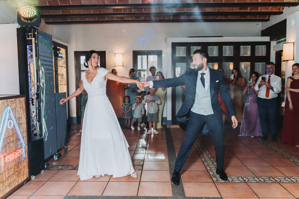 fotógrafos de boda en el Huerto de Santa María