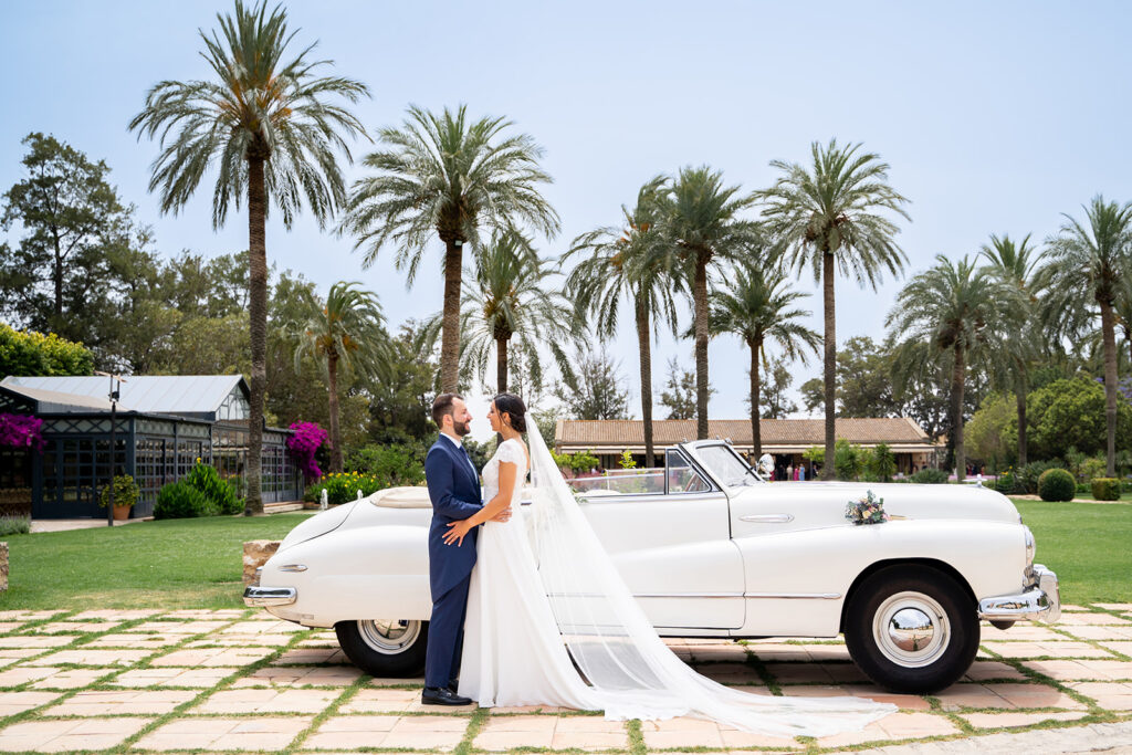 fotógrafos de boda en el Huerto de Santa María